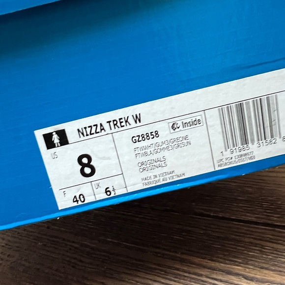 adidas Nizza Trek Shoes Women's, White, Size 8 - Picture 8 of 10